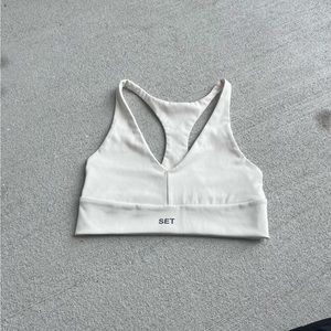 SETactive LUXFORM Racer V Bra - Blanc